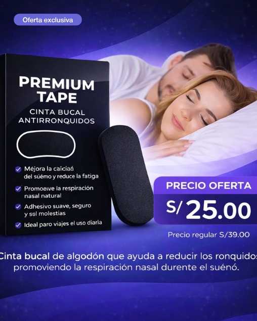 Cinta Parche Bucal Antirronquidos Mejora El Sueño