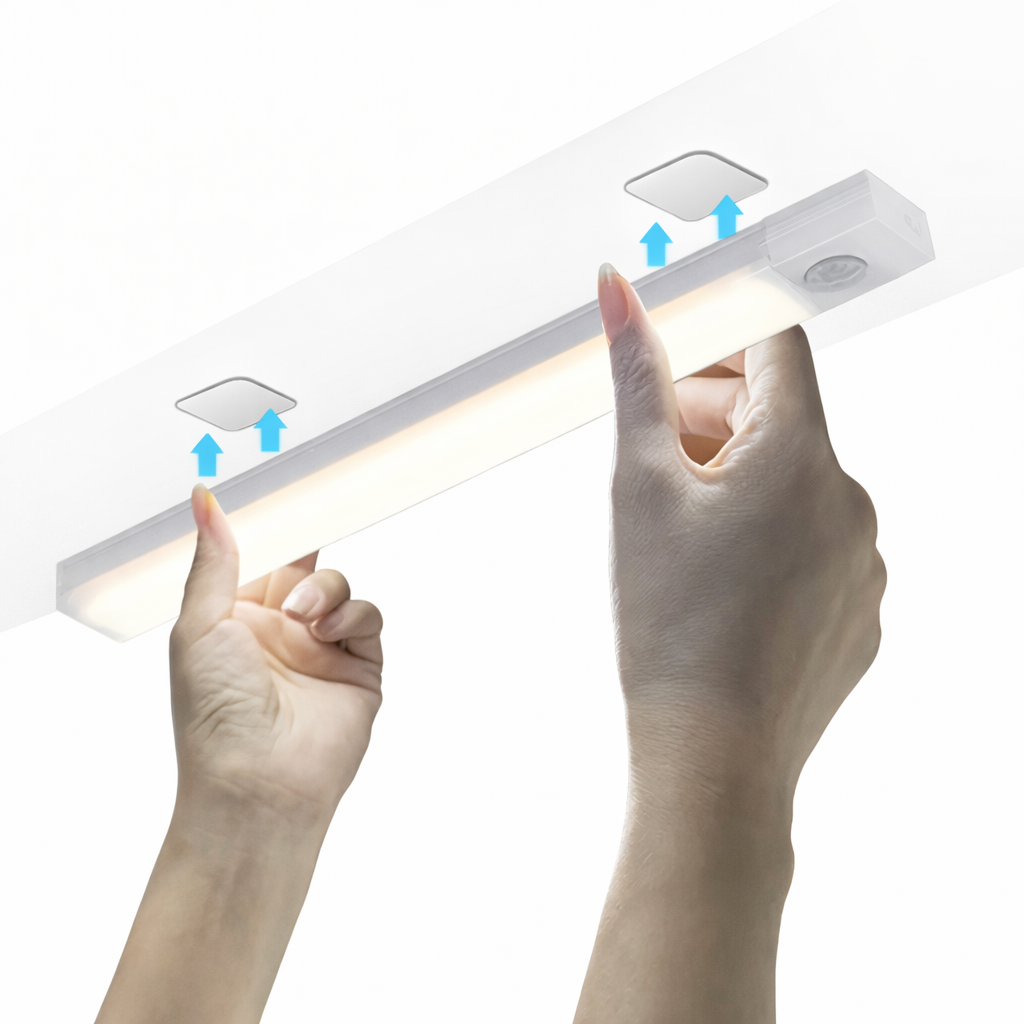 Lámpara LED 50cm con Sensor de Movimiento Recargable Inalámbrica