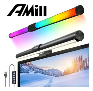 Lampara Para Monitor Rgb Barra Led Negro Rgb