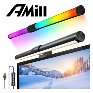 Lampara Para Monitor Rgb Barra Led Negro Rgb