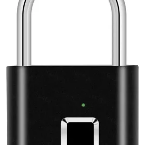Candado Huella Digital De Metal Con Carga USB – 10 Huellas, Impermeable IP67