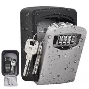 Caja de Seguridad para Llaves con Clave Numérica Exterior Resistente