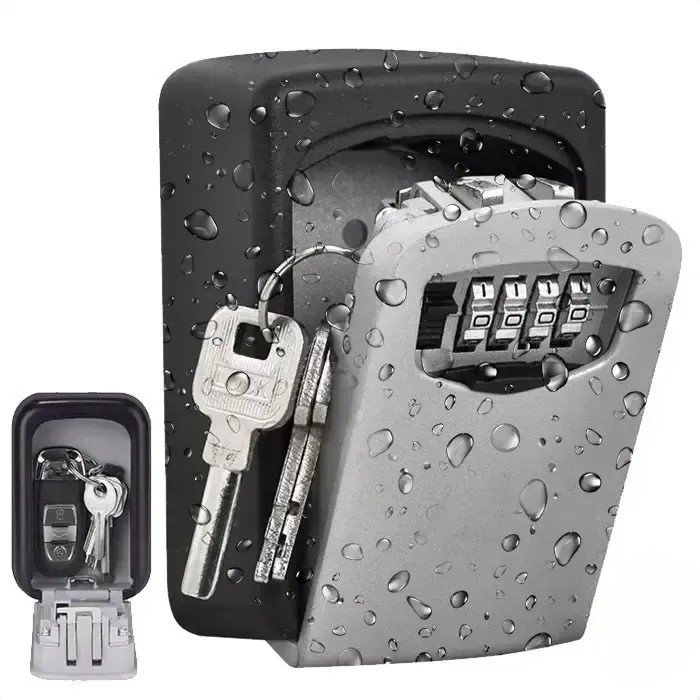 Caja de Seguridad para Llaves con Clave Numérica Exterior Resistente
