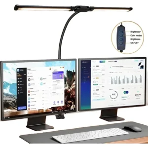 Lámpara LED Doble Para Monitor 3 Modos De Luz Regulable