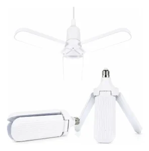 Foco LED 3 Aspas Plegable 45W Alta Potencia Luz Blanca