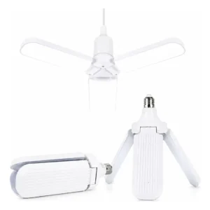 Foco LED 3 Aspas Plegable 45W Alta Potencia Luz Blanca