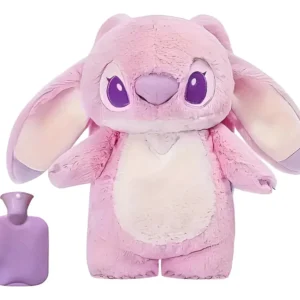 Peluche Angela Con Bolsa Térmica De Agua Caliente 29cm Rosa